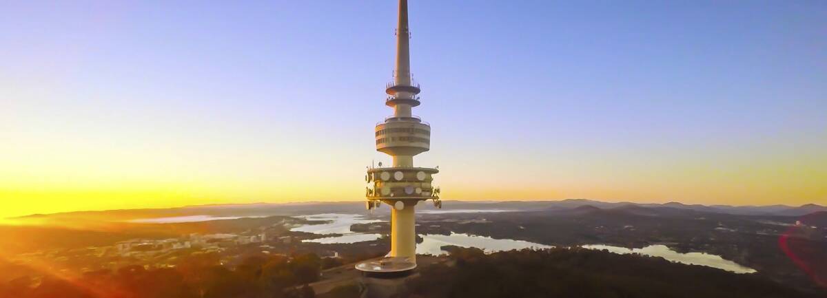 New Canberrans will never see the city the way those born here do, including the regular childhood memory of Telstra Tower approaching in the distance. Photo: Alex Brown