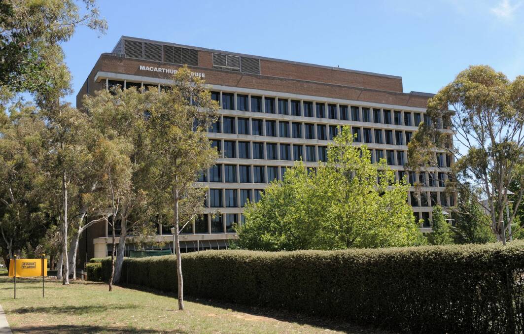 Macarthur House, which the government will demolish next year. Photo: Graham Tidy