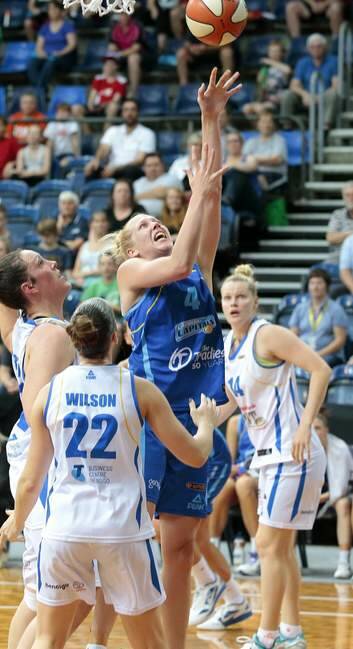 Abby Bishop is third in the WNBL for scoring this season. Photo: Jeffrey Chan