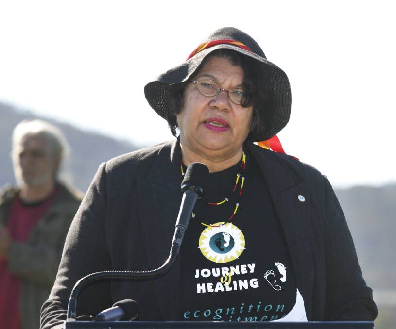Ningali Cullen, a prominent Aboriginal activist who was co-chair of the National Sorry Day Committee. Two members of the AEC's augmented committee argued in favour of naming the ACT's newest federal electorate after her. Photo: Supplied