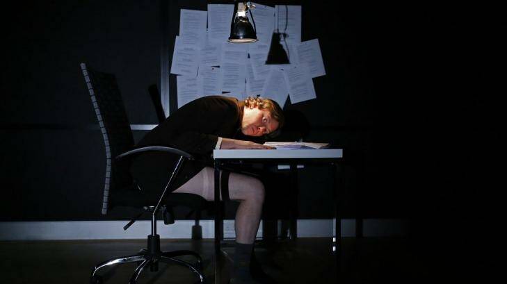 Malaise: Ben Crowley as Bartleby, whose motivations grow more mysterious as the play unfolds.  Photo: David Flannery