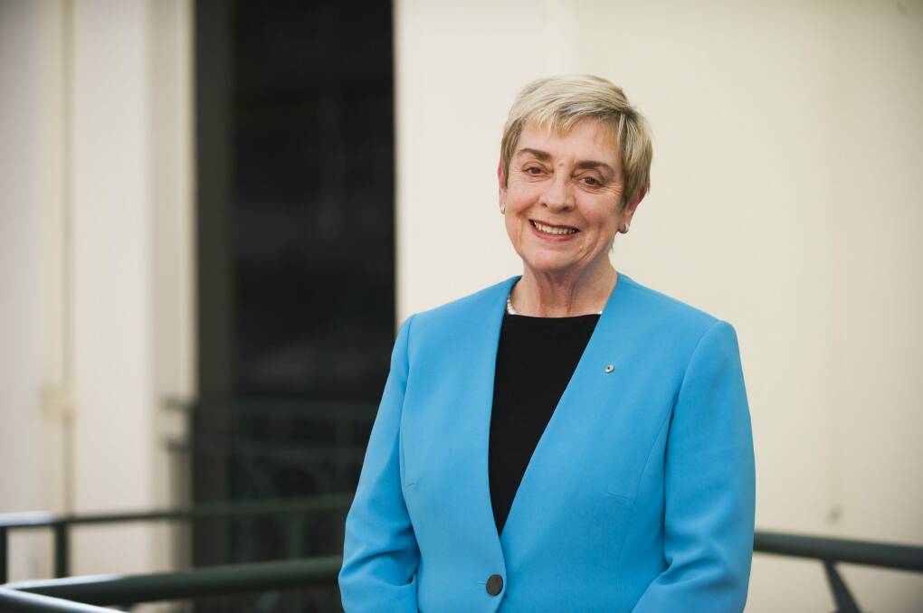 The ACT's first chief minister, Rosemary Follett, at the National Archives. Photo: Rohan Thomson