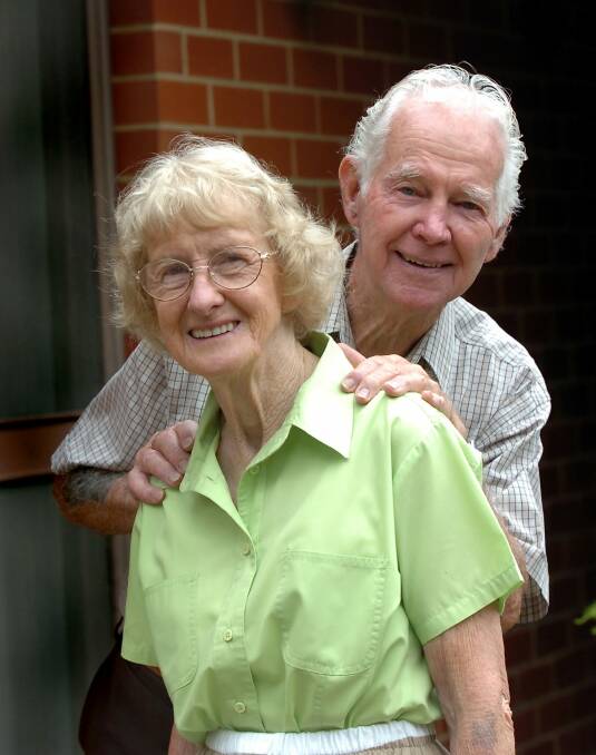 Ron and Evelyn Bean in 2006. Photo: Richard Briggs