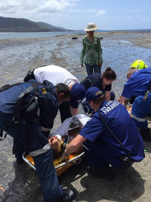 Lachy Shaw, 18, was grievously injured when he fell from a cliff at Depot Beach near Batemans Bay. Photo: Supplied
