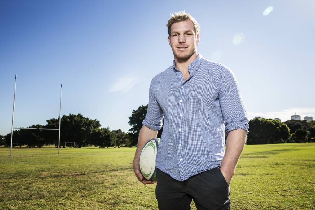 Wallabies and Brumbies player David Pocock talks about his struggle to speak up and find his voice in a new video campaign by beauty company Dove.  Photo: Jessica Hromas