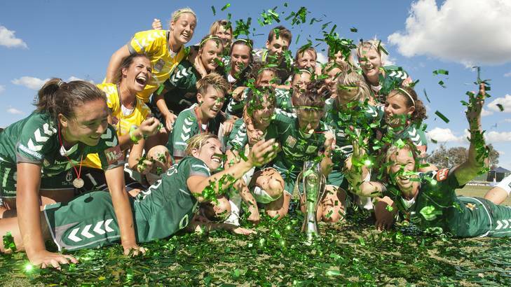 W-League champion Canberra United will play a tournament with some of the world's best clubs next month. Photo: Gary Schafer