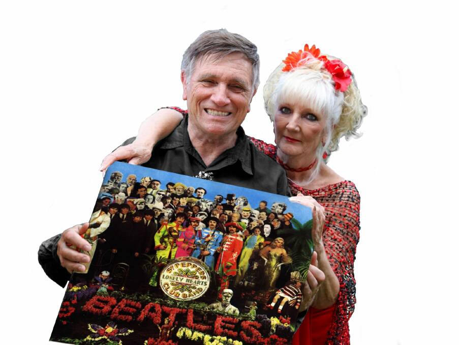 John Shortis and Moya Simpson will be performing a 50th anniversary tribute to Sgt Pepper's Lonely Hearts Club Band. Photo: Sabine