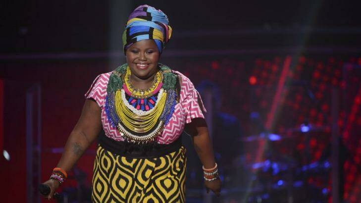 Thando Sikwila performing during the showdown round on <em>The Voice</em>. Photo: Supplied