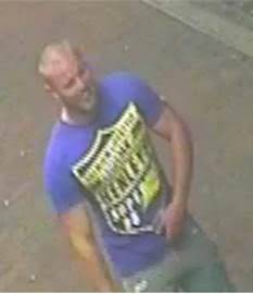 The man is described as Caucasian, about 185 centimetres tall with a shaved head. Plice want to speak to anyone who can identify him.  Photo: ACT Policing