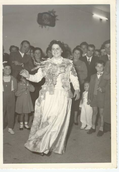 Sandra Mirabelli held  her own proxy wedding in Sicily in  1956, while  her husband, Carmelo, did the same in Brisbane.
 Photo: National Museum of Australia