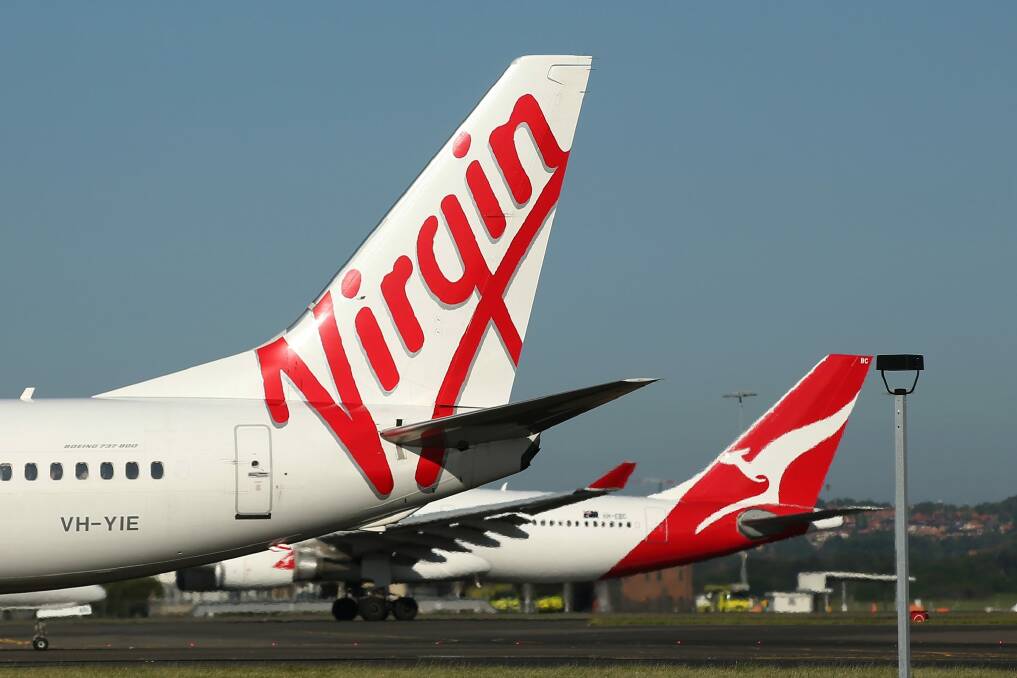Qantas and Virgin have had high cancellation rates on Sydney to Canberra flights. 