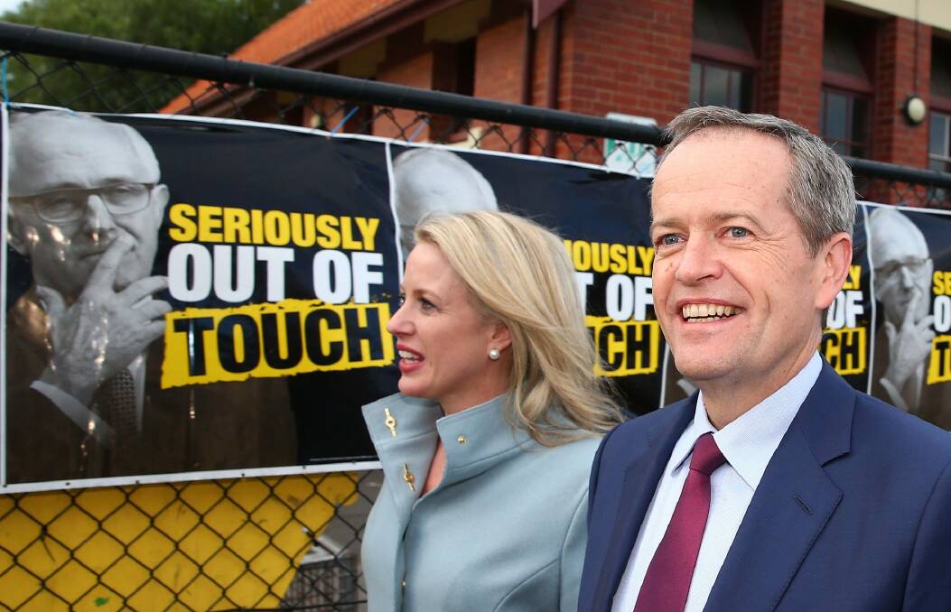 Bill Shorten, seen with his wife Chloe, is likely to send jitters through high income earners and the top end of town with his speech on Friday.  Photo: Scott Barbour