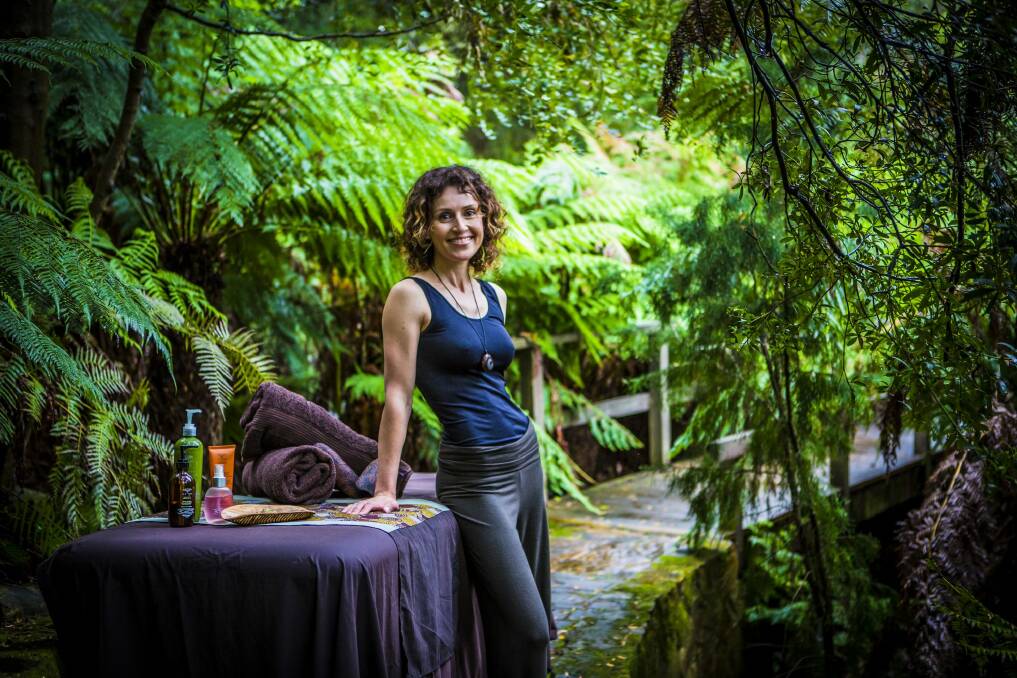 Jindii EcoSpa Owner Bianca Prichard is opening an eco day spa at the Australian National Botanic Gardens. Photo: Jamila Toderas