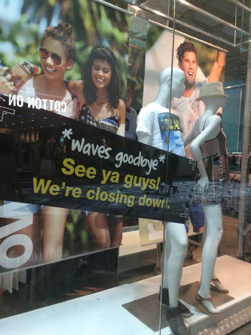Jay Jays will close its Canberra Centre store on January 26. Photo: Canberra Times