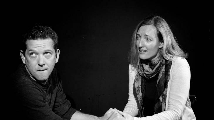Couples Don't Talk: Nigel Palfreman and Fiona Robertson in "A Moment". Photo: supplied