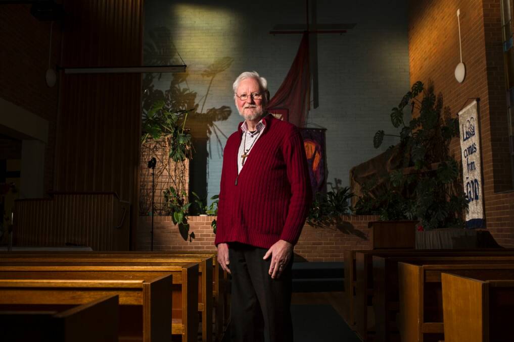 Pastor Ken Perrin of the Ainslie Church of Christ. Census results have shown that the inner-north has low numbers of religious people. Photo: Jamila Toderas