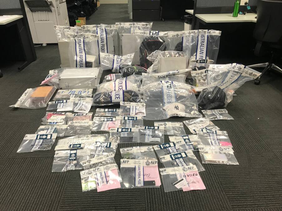 Items that police say they found at a Kambah home on Saturday morning, leading to charges being laid against two people. Photo: ACT Policing