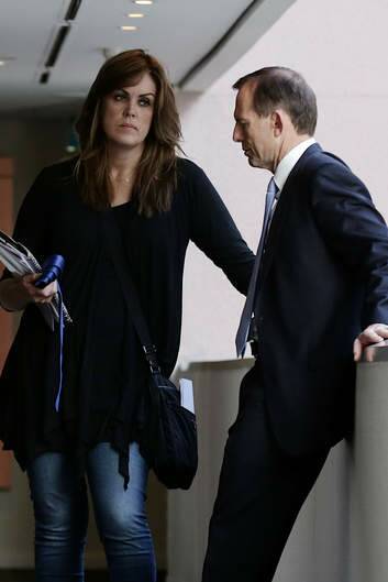 Staff have been told to direct any queries about new social media restrictions to Tony Abbott's chief of staff Peta Credlin. Photo: Alex Ellinghausen