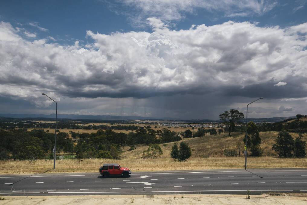 Canberra can expect more rain later in the week after a string of warmer than average days. Photo: Rohan Thomson