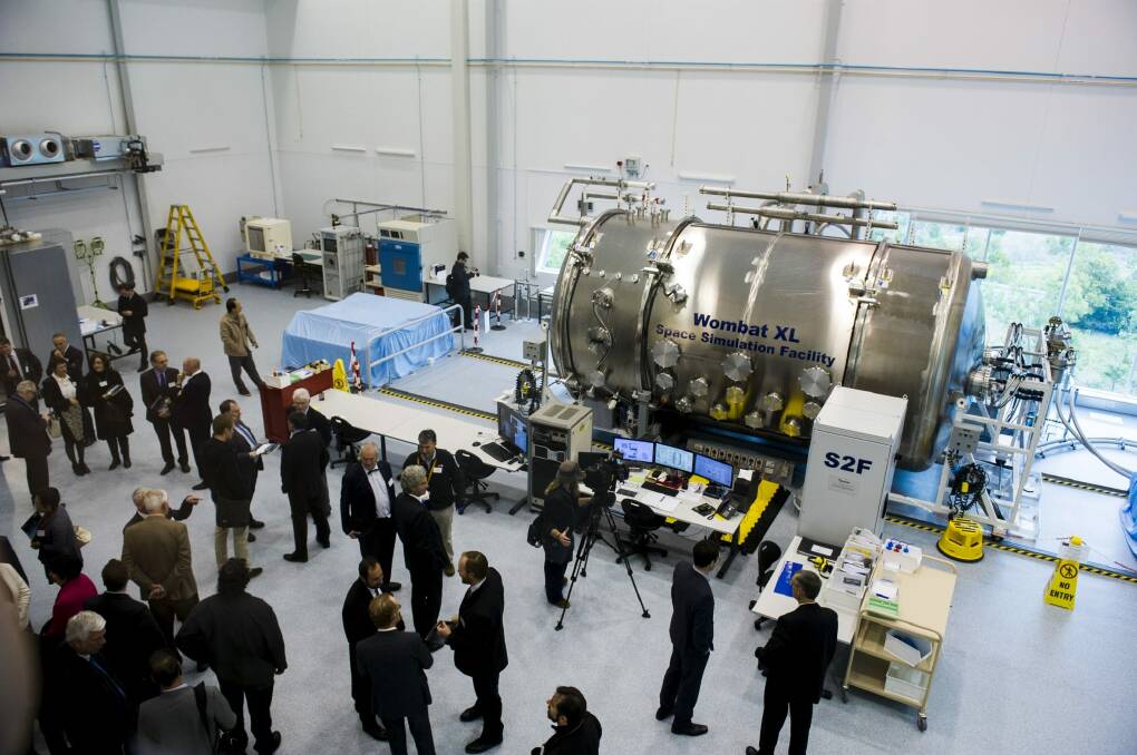 The launch of the space engineering facility. Photo: Rohan Thomson