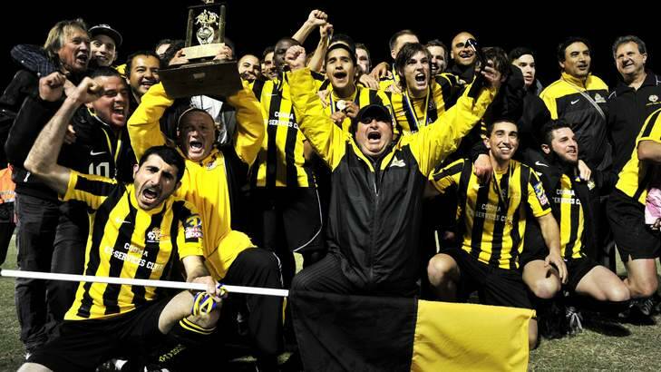The Cooma Tigers can add to their 2012 men's premier league title with victory in the Federation Cup. Photo: Jay Cronan
