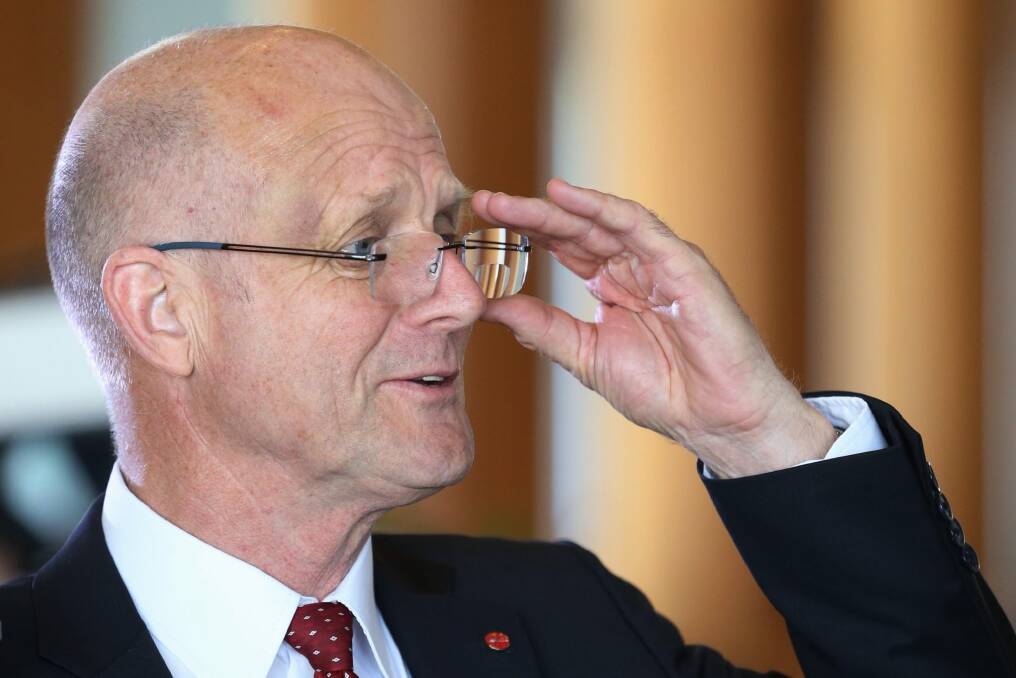 Senator Leyonhjelm at Parliament House on Wednesday. Photo: Andrew Meares