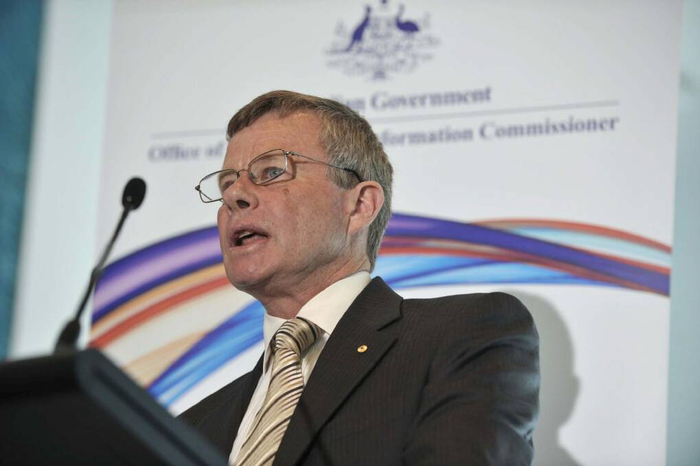 The inaugural (and likely the last permanent) federal information commissioner Professor John McMillan, who resigned in June. Photo: Supplied