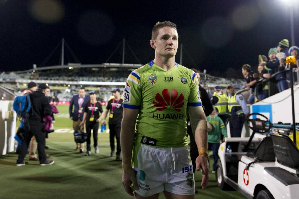 Raiders captain Jarrod Croker is ready to take on the Panthers. Photo: Jay Cronan