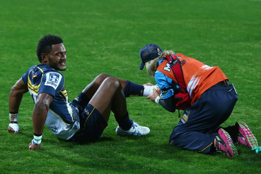 Henry Speight has until Saturday to prove his fitness after rolling his ankle last week. Photo: Getty Images