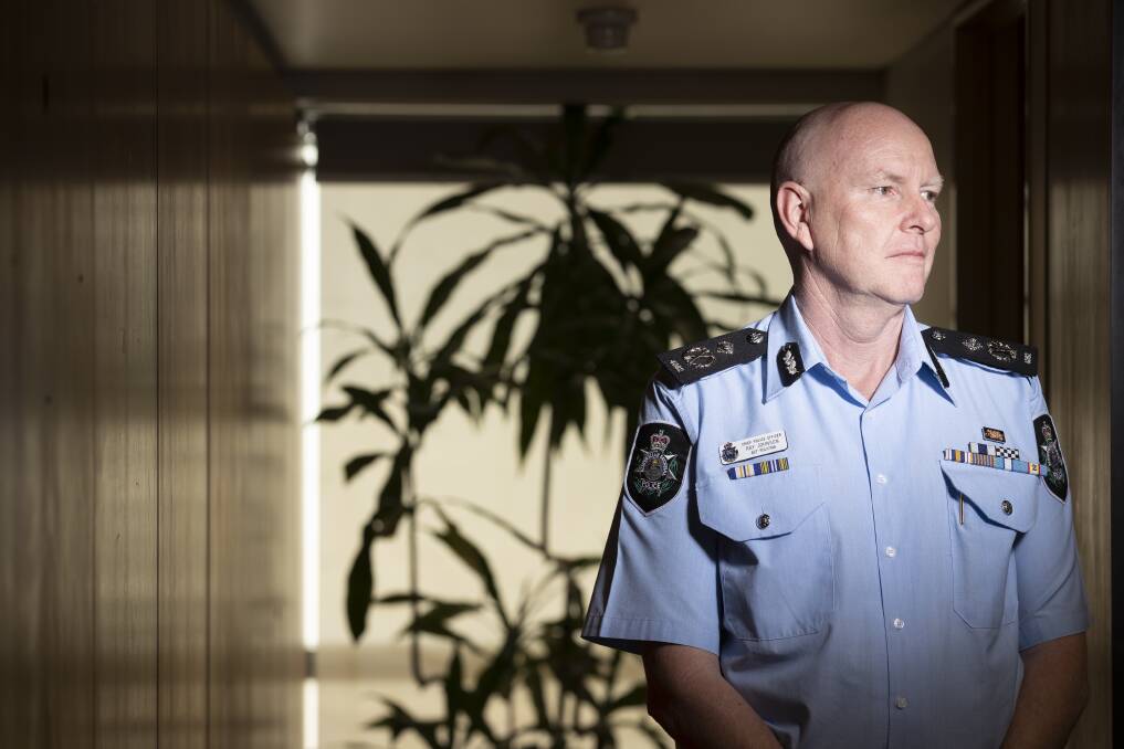 ACT Policing Chief Police Officer Ray Johnson. Photo: Sitthixay Ditthavong