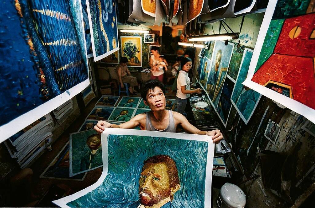 A scene from 'China's Van Goghs'. Photo: Supplied