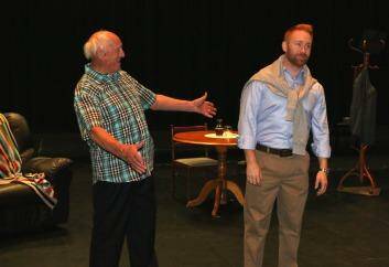 "Tuesdays with Morrie": Graham Robertson, left, and Dave Evans.  Photo: Andrew Sadow
