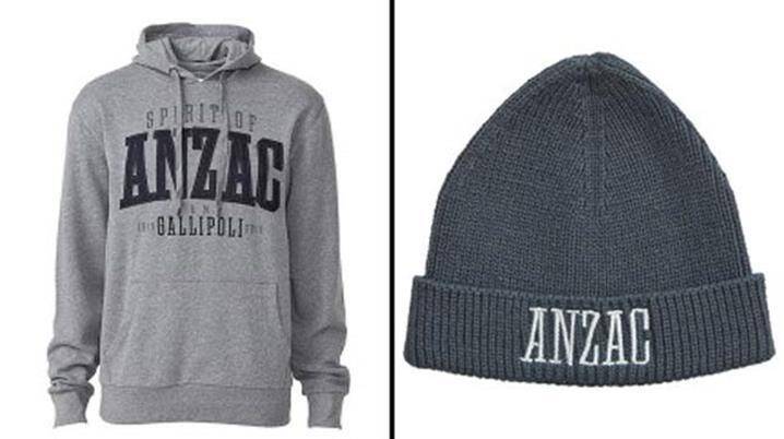 Camp Gallipoli merchandise withdrawn from sale at Target. Photo: Supplied