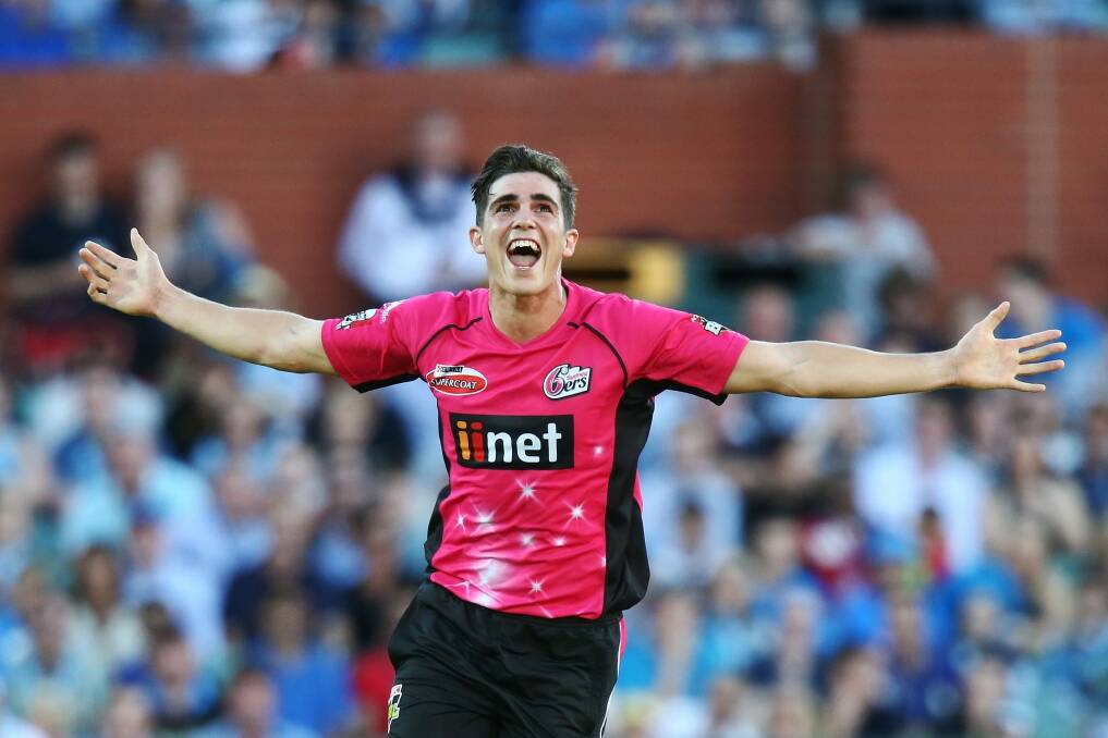 Sean Abbott tied with Daniel Hughes for Sydney Sixers player of the year honours. Photo: Getty Images