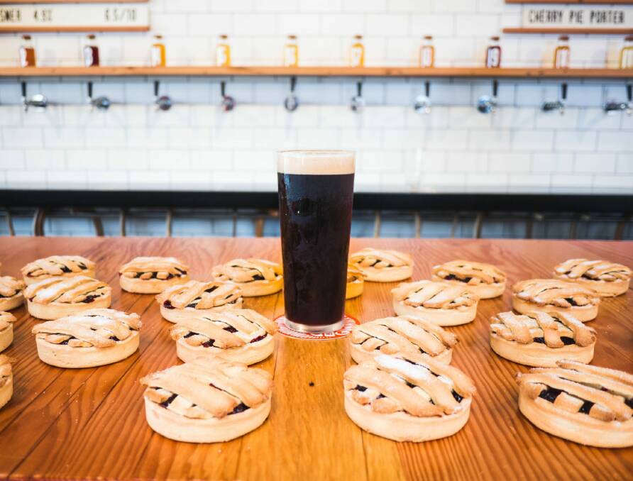 Christmas Cherry Pie Porter at Capital Brewing Co. Photo: Supplied