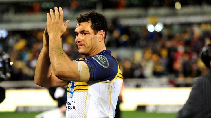 George Smith is set to retire - but is always welcome back at the Brumbies. Photo: Melissa Adams
