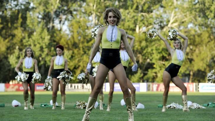 Rogue Dolls Australia try out for the Raiderettes. Photo: Jay Cronan