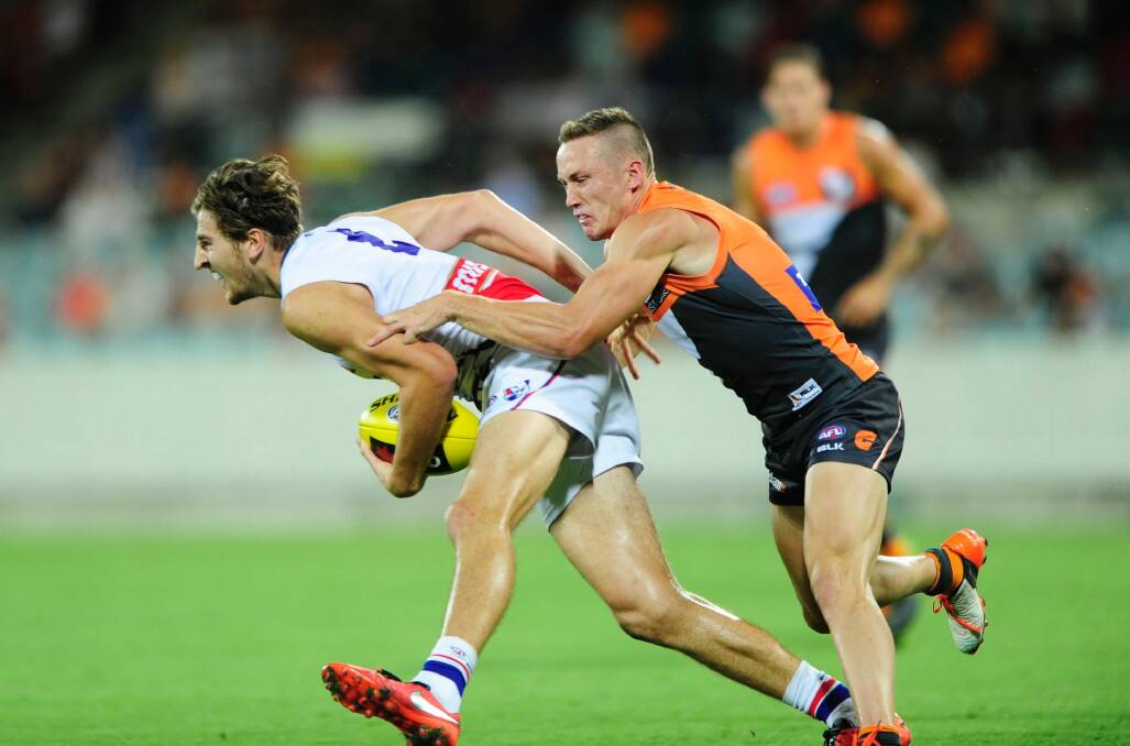 Runner up: Tom Scully finished second to Toby Greene in the Kevin Sheedy Medal. Photo: Melissa Adams
