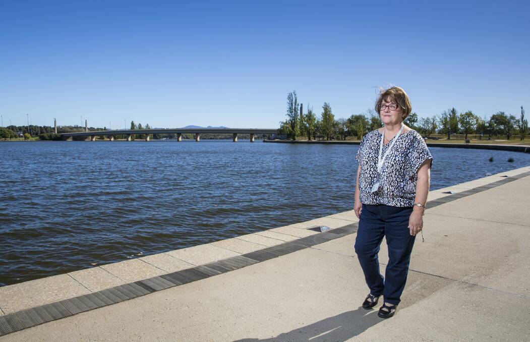 Iris Malone worked with Tara Costigan at BaptistCare and will be walking around the lake on Sunday in honour of her. Photo: Matt Bedford