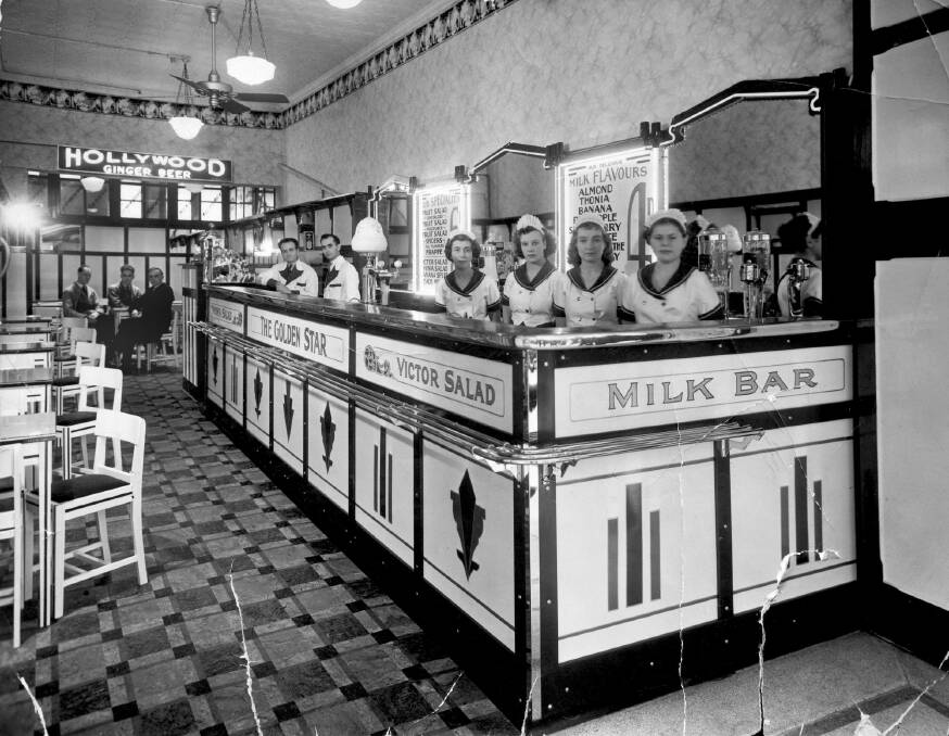 Splendid Perth milk bar the Golden Star, 1930s. Photo: Greek Cafes & Milk Bars of Australia, by Effy Alexakis and Leonard Janiszewski