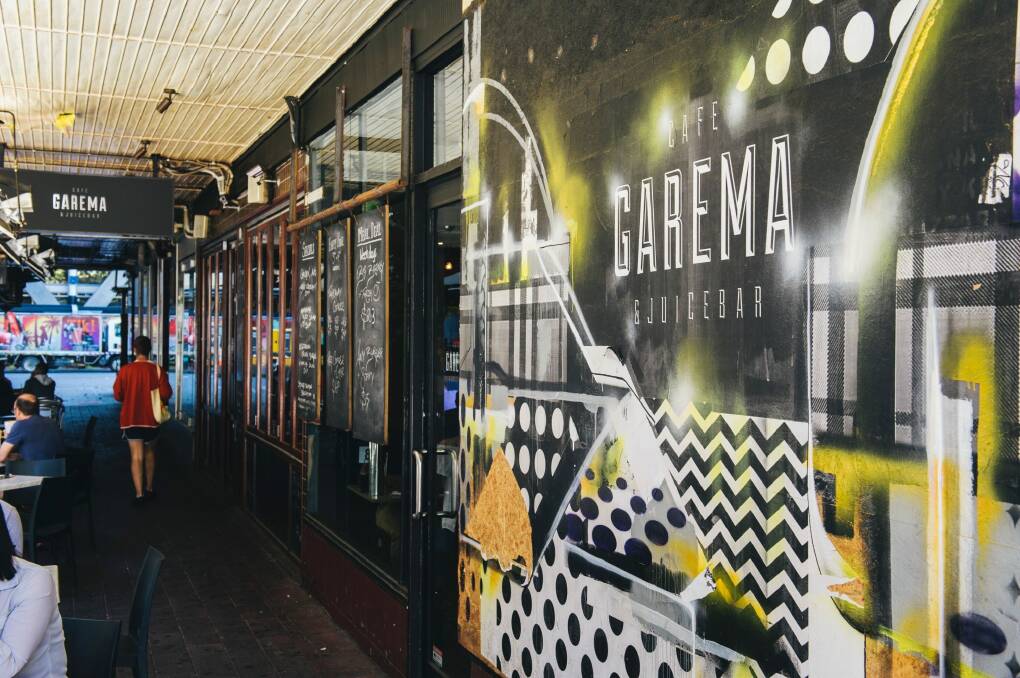 Cafe Garema in Civic. The Fair Work Ombudsman has taken the cafe's directors to court over alleged record-keeping failures and underpaid wages. Photo: Rohan Thomson
