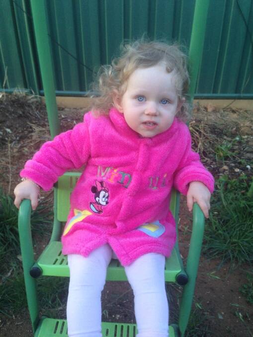 The Canberra community is rallying to build a dream princess playground for three-year-old Evatt girl Annabelle Potts who has been diagnosed with a rare and aggressive brain tumour Photo: Supplied