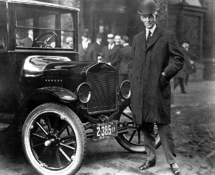 Henry Ford with his Model T. Scott Charlton says the transport industry is set for its biggest change since Ford rolled the Model T off the production line more than 100 years ago.