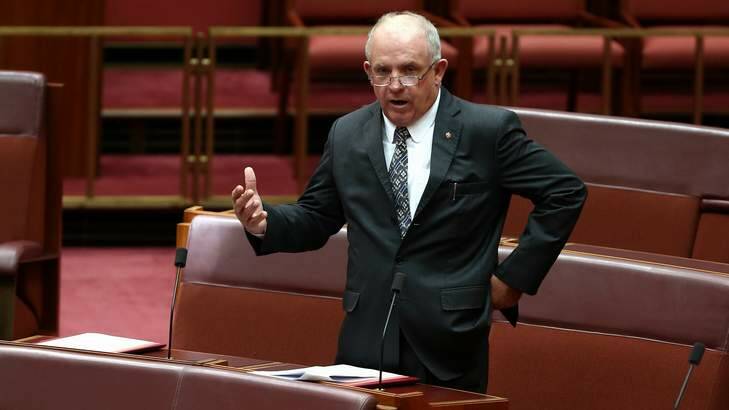 Not happy: Senator John Williams said the PM must go further to win over opponents. Photo: Alex Ellinghausen