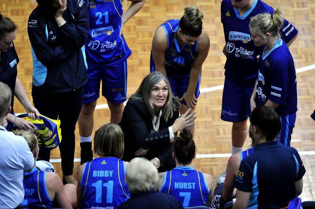 Carrie Graf led the Canberra Capitals to six WNBL titles.  Photo: Melissa Adams