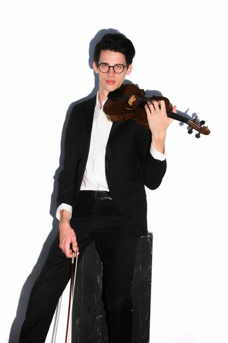 Harry Bennetts is back from Berlin to be soloist in the Tchaikovsky Violin Concerto.  Photo: Tony Awdjew