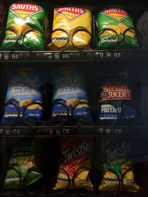 Vending machines could be banned from ACT schools.