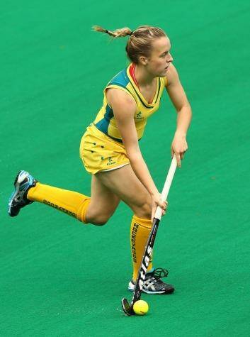 Emily Smith in action for the Hockeyroos. Photo: Getty Images