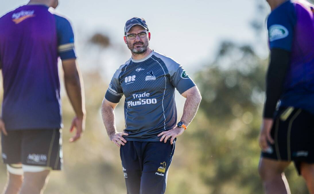 Assistant coach Dan McKellar will be named as the Brumbies head coach for the 2018 season.  Photo: Karleen Minney