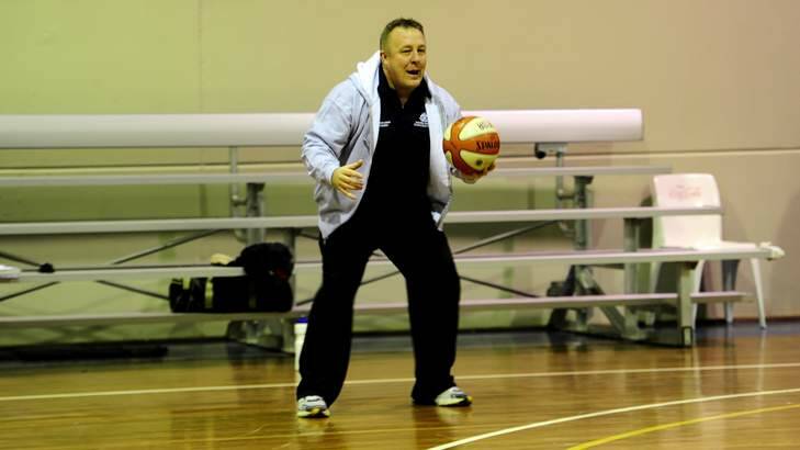 Canberra Capitals assistant coach David Herbert. Photo: Melissa Adams